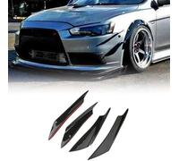 Spoiler Anteriore Sottoparaurti per Mitsubishi For Lancer 2008-2017, Paraurti anteriore Spoiler Diffusore Parafango Accessori auto