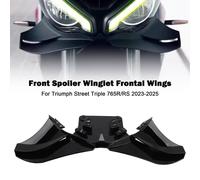 Spoiler anteriore Winglet Frontali per Street Triple 765R/RS 2023-2025 Black T9