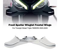 Spoiler anteriore Winglet Frontali per Street Triple 765R/RS 2023-2025 White T9
