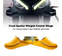 Spoiler anteriore Winglet Frontali per Street Triple 765R/RS 2023-2025 Yellow T9