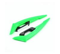 Spoiler Anteriori 2 Pezzi Di Alette Per Motocicletta, Spoiler Anteriore, Set Di Alette Aerodinamiche, Alette Fisse Con Adesivi Decorativi(Green)