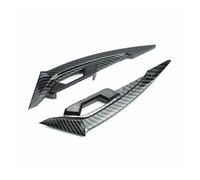 Spoiler Anteriori 2 Pezzi Di Alette Per Motocicletta, Spoiler Anteriore, Set Di Alette Aerodinamiche, Alette Fisse Con Adesivi Decorativi(Fibra di carbonio)