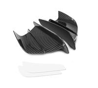 Spoiler Anteriori Kit Spoiler Aerodinamico Winglet Per Motocicletta Per YZF Per R1 Per R1M Per R7 Per R6 Per R3 Per R125 FZ6R Per TZR50 FZ1 Per Fazer 8(Carbon fiber texture)