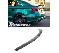 SPOILER AUDI A3 8V 2012+ ALETTONE SUL TETTO TUNING OPACO TUNING RS3 S3 BERLINA