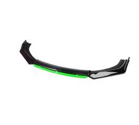 Spoiler auto bagagliaio Pala Anteriore Universale Per Auto Gloss Car Paraurti Anteriore Labbro Kit Corpo Anteriore Sotto Le Labbra Diffusore Spoiler Accessori Per La Modifica Esterna Dell'auto(Green)