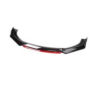 Spoiler Auto Paraurti Auto Universale Pala Anteriore Lucida Paraurti Labbro Kit Corpo Anteriore Sotto Labbra Diffusore Spoiler Accessori Labbro Anteriore(Red)