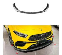 Spoiler Auto per Mercedes Benz A-Class W177 A45 A45S AMG 2019 2020 2021 2022 2023, Auto Paraurti Anteriore Spoiler Labbro Anticollisione Tuning Auto Accessori Auto,Carbon Fiber Texture