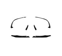 Spoiler Auto Spoiler Anteriore con Splitter E Prese d'Aria Laterali per Benz W176 A200 A250 A45 AMG Hatchback Sport 2016-2018 Nero Lucido(Style3)