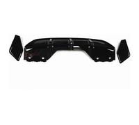 Spoiler Bagagliaio Per BMW X6 F16 2015-2018 Baule Posteriore Spoiler Auto Paraurti Diffusore Labbro Staffa Scarico Lato Stampaggio Splitter Copertura Trim Piastra(Glassy Black)