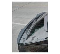 Spoiler Bagagliaio Posteriore Per Q8 SQ8 S-line 2019-2025 V Style Spoiler Posteriore Centrale Auto Kit Carrozzeria Ala Centrale Tetto Spoiler coda auto(Rear Black)