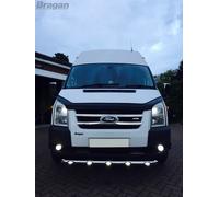 Spoiler Bar + Flush Led Per Ford Transit MK6 2000 - 2006 Paraurti Chin Nudge