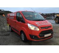Spoiler Bar Per Ford Transit Tourneo Custom 2013-2018 Paraurti Nudge Chin NERO