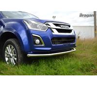 Spoiler Barra Per Isuzu d-max Rodeo 2012 - 2016 Ant. Paraurti Mento Spinta Steel