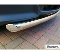 Spoiler Barra Per Mercedes vito viano 2004 - 2014 Acciaio Inox Paraurti Spinta