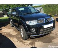 Spoiler Barra Per Mitsubishi l200 2010 - 2015 Lucido Inox 4x4 Accessorio