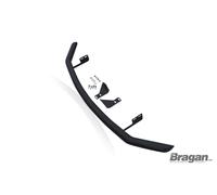 Spoiler Barra + Slim LED Per vauxhall opel mokka X 2013 - 2019 Inox Nero