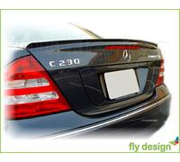 Spoiler C W203 Mercedes C-Klasse Heckspoilerlippe Nero Opaco Unlackt