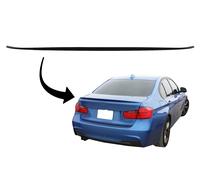 Spoiler cofano bagagliaio per BMW Serie 3 F30 2010+ M3 Design Nero opaco