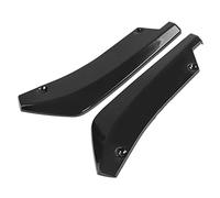 Spoiler del Labbro del Paraurti, 1 Coppia di Spaccalabbro per Paraurti Universale, Spoiler Paraurti Posteriore Modificato per Auto Diffusore Paraurti Posteriore Carrozzeria Spoiler (Black)