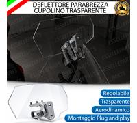 SPOILER CUPOLINO REGOLABILE ESTENSIONE PARAVENTO DEFLETTORE PER SYM NEW DUKE 125