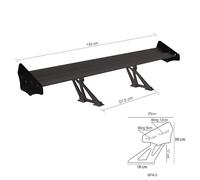 Simoni Racing Spoiler Ala Doppia Alettone da Baule Fast Wing in Alluminio