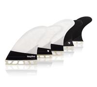 - Spoiler da Surf Tri-Quad, 5 derive - F5 Five-Fins - Compatibile Singles Tab/Futures o Dual Tab/FCS (Cinque derive, Single Tab/Futures)