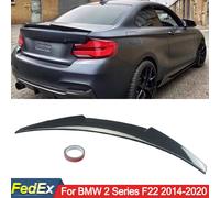 Spoiler di coda Ali del tetto per BMW Serie 2 F22 220i 230i M240i M235i Coupe 2014-2020 M4 Style Spoiler posteriore per bagagliaio Labbro in carbonio carbon look