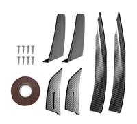 Spoiler diffusore per paraurti anteriore universale in fibra di carbonio per auto, alette divisori, canard di