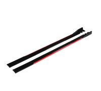 Spoiler, estensione for minigonne laterali da 78,7"/86,6" compatibile con BMW F10 F30 F80 M3 F82 G30 E90 E92 E93 E60, accessori for auto(78.7in Black Red)