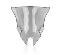spoiler esterni Moto Parabrezza Doppia Bubble Parabrezza Schermo Visiera Spoiler Per Ninja 500 SE 2024 2025(Dark Grey)