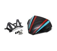 spoiler esterni Moto Spoiler Parabrezza Visiera Pittura Speciale Parabrezza Adatto Per YAMAHA Per MT-09/09SP 2021-2023(Black blue Red)