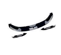 Spoiler for paraurti anteriore, labbro inferiore, splitter laterale, compatibile con BMW Serie 4 F32 F33 F36 435i M Sport 2014-2020(Glossy Black)