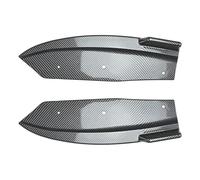 Spoiler for paraurti posteriore auto, diffusore, splitter laterali, strisce, labbro, compatibile con BMW X4 G02 LCI M Sport 2018-2023, accessori, estensione minigonne laterali(CarbonLook 2018-2021)