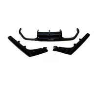 Spoiler for spoiler for diffusore for paraurti posteriore dell'auto con luce LED compatibile for la BMW M3 F80 M4 F82 F83 2014-2020 V Bodykit in stile Black(Gloss Black)