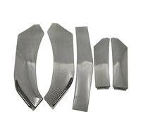 Spoiler Frontali 5 pezzi Spoiler anteriore universale per auto, ABS, splitter per labbro canard, accessori universali per auto(Carbon pattern)
