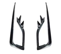 Spoiler Frontali Auto 2x 2012-2019 Per VW Per Golf 7 .5 MK7 TSI TDI Paraurti Anteriore Fendinebbia Griglia Di Copertura Della Lampada ABS Paraurti anteriore spoiler(Carbon Look A)