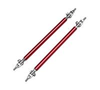Spoiler Frontali Auto Paraurti Anteriore Lip Splitter Spoiler Puntone Asta Cravatta Barra Supporto Universale Per Dodge Per Challenger Per Caricatore Per SRT Per SXT RT(10cm Red)