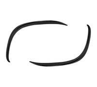 Spoiler Frontali Auto Per Benz Copertura W205 S205 C200 C260 2019-2021 Spoiler Paraurti Anteriore Splitter Griglia Aspirazione Aria Trim Fendinebbia Striscia Luce(2pcs Gloss Black)