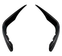 Spoiler Frontali Auto Per Benz Per GLC/Per GLC Per Coupé X253 C253 Per GLC43 Per AMG 2015-2019 Spoiler Anteriore Fendinebbia Copertura Della Griglia Doghe Splitter(2PCS Gloss Black)