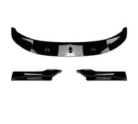 Spoiler Frontali Auto Per BMW Serie 5 F10 F11 520 523 525 535 530 2011-2017 Paraurti Anteriore Labbro Body Kit Spoiler Auto Splitter Paraurti Canard Labbro Auto Spoiler Frontali(Nero lucido)