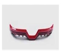 Spoiler Frontali Auto Per Toyota Per CHR Per C-HR 2018 2019 Spoiler Anteriori Auto Vernice Posteriore Diffusore Protezione Antiscivolo Piastra Di Copri Paraurti(B black and red)