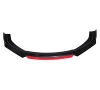 Spoiler Frontali Auto Per VW Per G&olf 6 MK6 Per GTI Per GTD Spoiler Anteriori Auto Larghezza Inferiore A 183 Cm Paraurti Anteriore Splitter Diffusore Copertura Deflettore(Gloss Black Red)