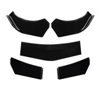 Spoiler Frontali Auto Spoiler 4/5 Pezzi Universale Per Paraurti Anteriore Auto Splitter Labbro Canard Per BMW(5Pcs Bright black)