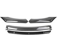 Spoiler Frontali Auto Spoiler Universale Per Auto Paraurti Anteriore Labbro Corpo Kit Diffusore Splitter Accessori In Plastica ABS(Carbon and black)