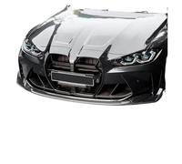 Spoiler Frontali Paraurti Splitter Paraurti Anteriore Diffusore Spoiler Splitter ABS Nero Lucido Bodykit Tuning Per BMW CS Style Per M3 G80 Per M4 G82 G83 2021 2022 2023 2024(Carbon Look)