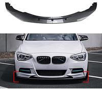 Spoiler Frontali per Auto per BMW 1 Serie F20 F21 118i 120i 2012 2013 2014, Paraurti Anteriore Lip Splitter Diffusore Resistente Graffi Anticollisione Accessori,A/Carbonfiberlook
