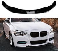 Spoiler Frontali per Auto per BMW 1 Serie F20 F21 118i 120i 2012 2013 2014, Paraurti Anteriore Lip Splitter Diffusore Resistente Graffi Anticollisione Accessori,A/Black