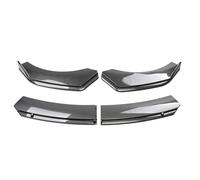 Spoiler Frontali per Auto per KIA Ev6, Paraurti Anteriore Lip Splitter Diffusore Resistente Graffi Anticollisione Accessori,A/Carbon Fibre Black
