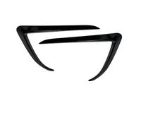 Spoiler frontali per auto Per Tesla Per Model 3 YX 2015-2023 ABS Nero Lucido Fendinebbia Finitura Carbon Look Lama Luce 2X Fendinebbia Anteriore Sopracciglio Coltello Vento Spoiler Paraurti Anteriore(