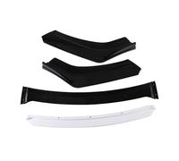 Spoiler Frontali per Auto per VW Golf 5 R32 MK5 2005-2009, Paraurti Anteriore Lip Splitter Diffusore Resistente Graffi Anticollisione Accessori,A/Black White